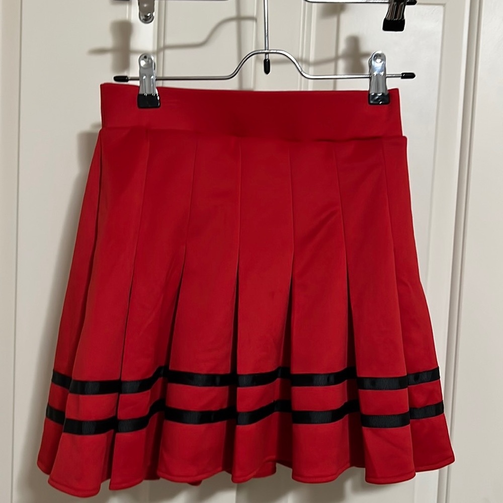 Red Stripe Skirt